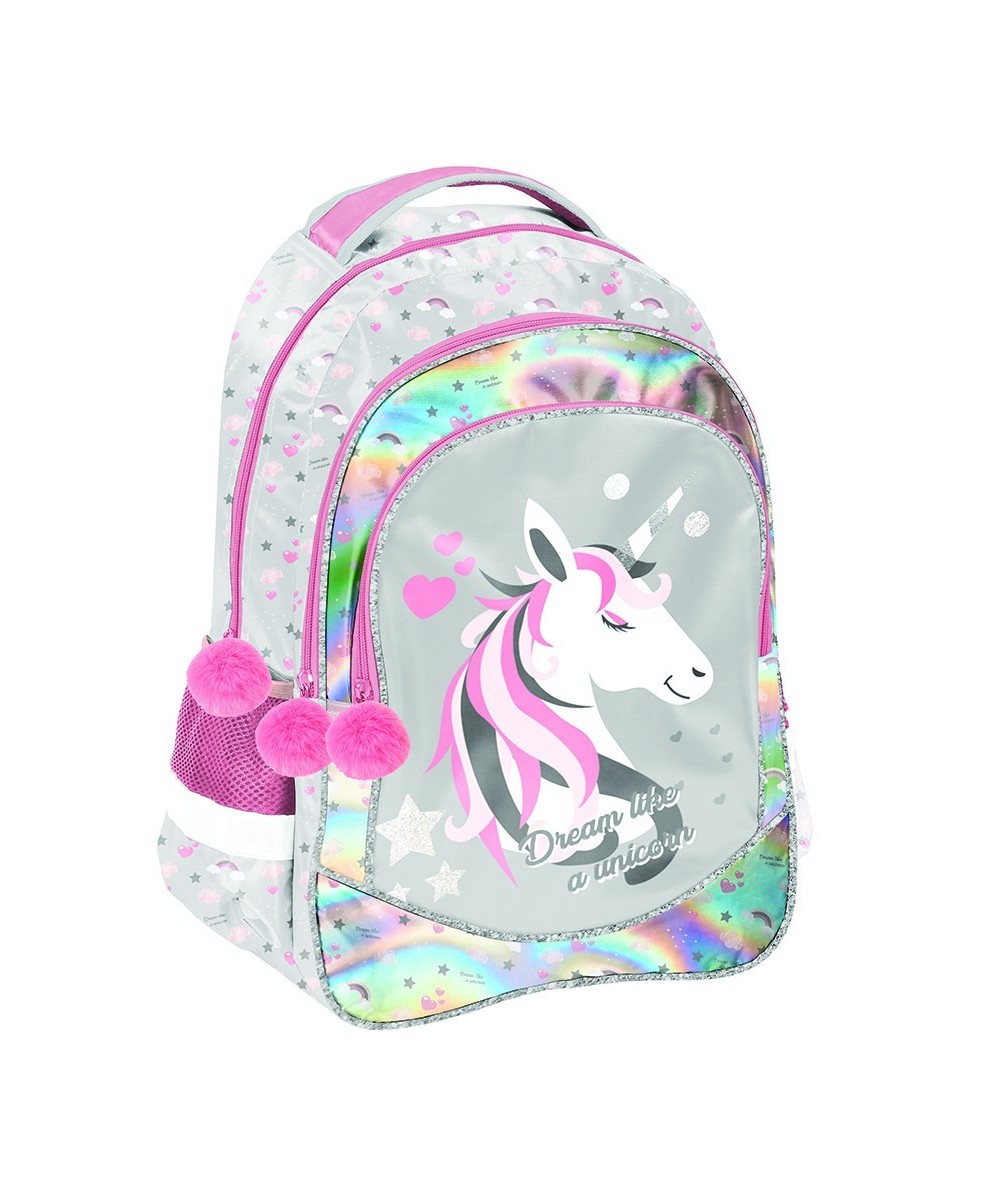 Plecak jednorożec Paso szkolny Holo Unicorn