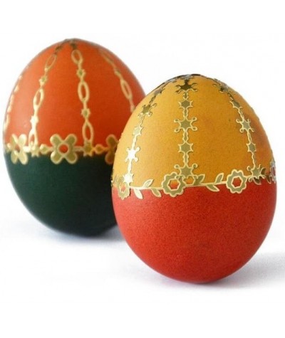 pisanki - jak dekorować jajaka Naklejki i barwniki do jajek wielkanocnych