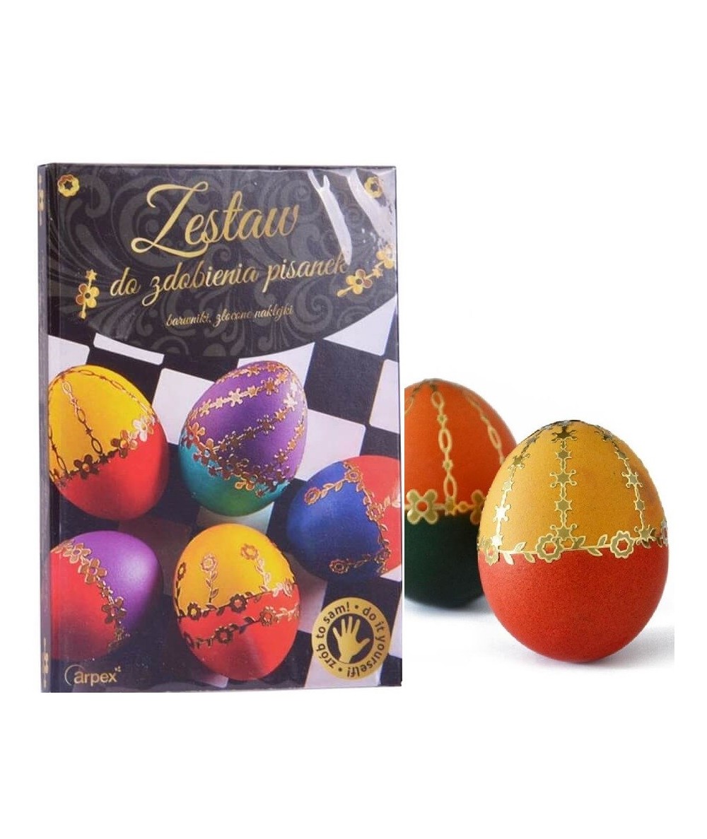 Naklejki i barwniki do jajek wielkanocnych do pisanek dekorowanie