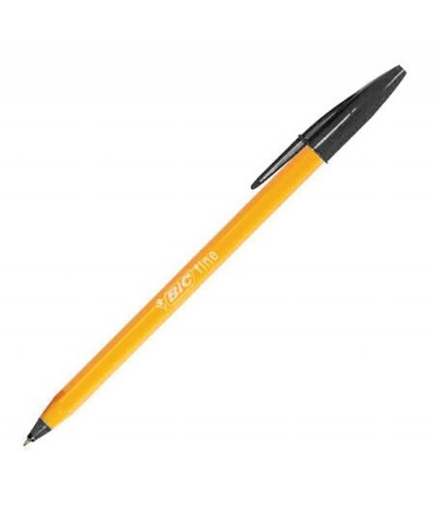 Długopis czarny zwykły na maturę egzamin BIC ORANGE