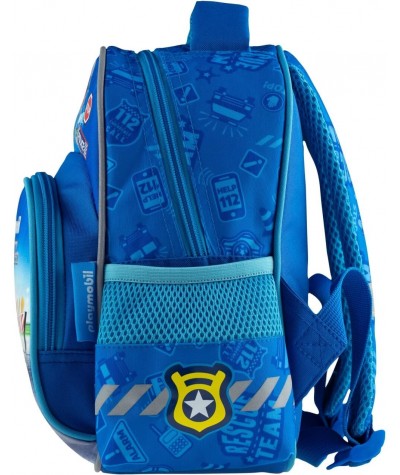 Plecaczek dla dziecka Playmobil niebieski policja chłopięcy PL-10 mały