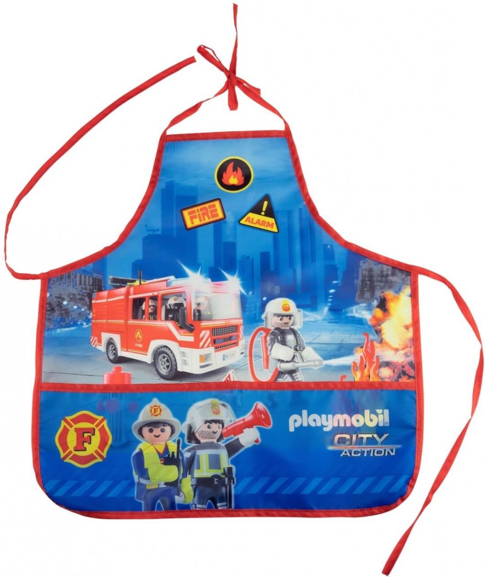 Fartuszek ochronny do prac plastycznych Playmobil City Action Strażacy