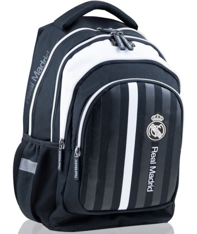 Plecak dla pierwszoklasisty Real Madryt czarny RM-211 chłopięcy