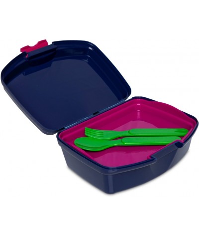 Lunchbox śniadaniówka dla dziecka sztućce tacka Coolpack kaktusy Rumi