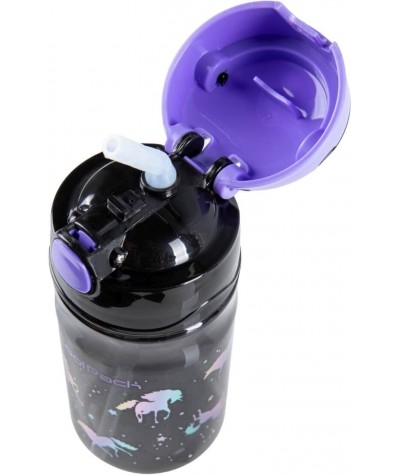 Bidon dla dziecka jednorożce CoolPack Dark Unicorn 300 ml na wodę
