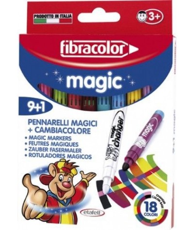 Mazaki FIBERCOLOR z magicznym pisakiem zmieniającym kolory 10 sztuk