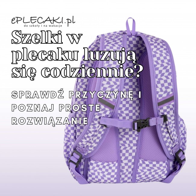 Szelki w plecaku CoolPack same się luzują? Proste rozwiązanie