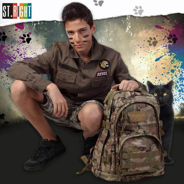 Military - plecaki w wojskowym stylu dla chłopaków