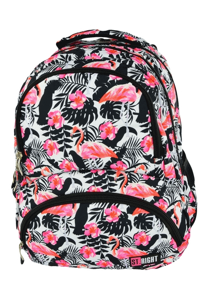 Najmodniejszy w tym sezonie plecak szkolny z flamingami - St.Right Flamingo