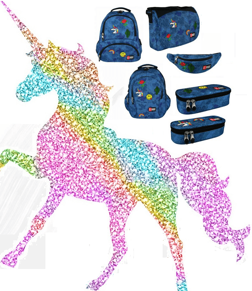 piórnik jednorożec, plecak jednorożec, plecak unicorn, piórnik unicorn